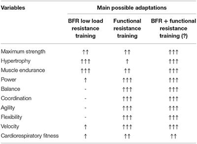 <mark class="highlighted">Functional Training</mark> and Blood Flow Restriction: A Perspective View on the Integration of Techniques